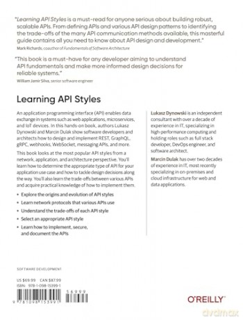 Learning API Styles: Understanding the Trade-Offs of Common APIs and Choosing the Correct Solutions - Lukasz Dynowski [KSIĄŻKA]