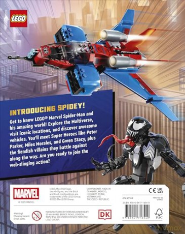 LEGO Marvel Spider-Man Explore the Spider-Verse: With Exclusive LEGO Spider-Man Minifigure - DK [KSIĄŻKA]