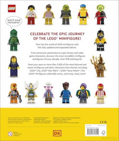 LEGO Minifigure A Visual History Updated and Expanded: With Exclusive LEGO Minifigure! - DK [KSIĄŻKA]