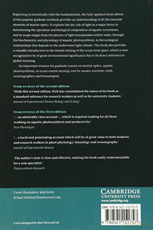 Light and Photosynthesis in Aquatic Ecosystems - John T. O. Kirk [KSIĄŻKA]