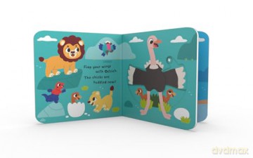 Lion's Wobbly Bottom: A fun-filled new interactive novelty board book series with sliders to wobble! - Kit Frost [KSIĄŻKA]