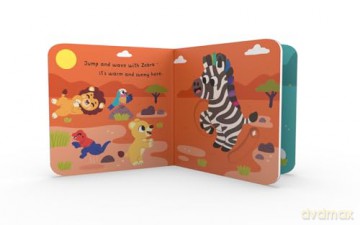 Lion's Wobbly Bottom: A fun-filled new interactive novelty board book series with sliders to wobble! - Kit Frost [KSIĄŻKA]