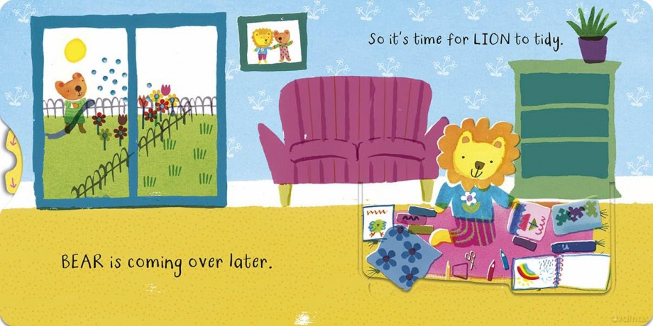 Lion's Cleaning Day - Nicola Kent [KSIĄŻKA]