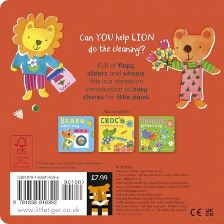 Lion's Cleaning Day - Nicola Kent [KSIĄŻKA]