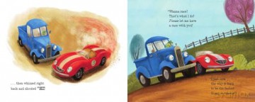 Little Blue Truck and Racer Red - Alice Schertle [KSIĄŻKA]
