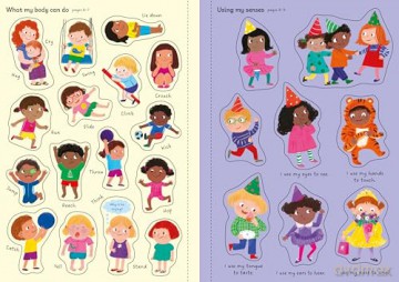 Little First Stickers My Body - Caroline Young [KSIĄŻKA]