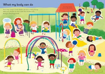Little First Stickers My Body - Caroline Young [KSIĄŻKA]