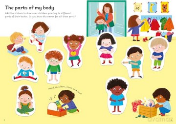 Little First Stickers My Body - Caroline Young [KSIĄŻKA]