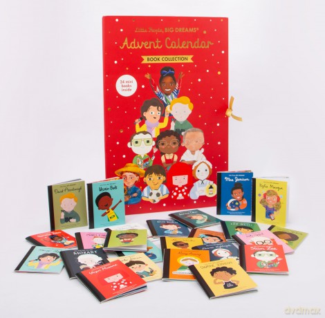 Little People, BIG DREAMS: Kalendarz Adwentowy Book Collection: 2025 Edition - Maria Isabel Sanchez Vegara [KALENDARZ]