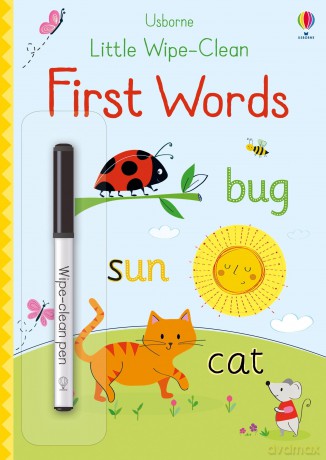 Little Wipe-Clean First Words - Felicity Brooks [KSIĄŻKA]