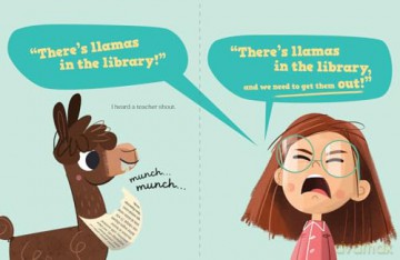 Llamas in the Library - James Hinchon [KSIĄŻKA]