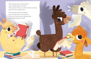 Llamas in the Library - James Hinchon [KSIĄŻKA]