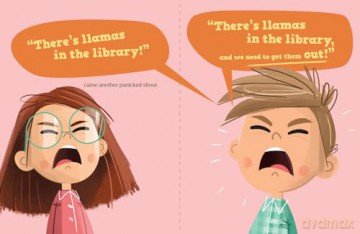 Llamas in the Library - James Hinchon [KSIĄŻKA]