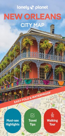 Lonely Planet New Orleans City Map - Lonely Planet [KSIĄŻKA]