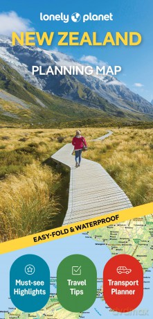 Lonely Planet New Zealand Planning Map - Lonely Planet [KSIĄŻKA]