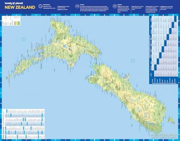 Lonely Planet New Zealand Planning Map - Lonely Planet [KSIĄŻKA]