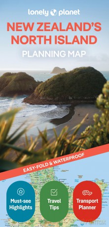 Lonely Planet New Zealand's North Island Planning Map - Lonely Planet [KSIĄŻKA]