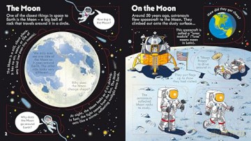Look Inside Space: An interactive lift-the-flap introduction to galaxies, stars and the moon for young children - Rob Lloyd Jones [KSIĄŻKA]