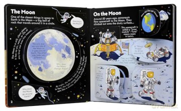 Look Inside Space: An interactive lift-the-flap introduction to galaxies, stars and the moon for young children - Rob Lloyd Jones [KSIĄŻKA]
