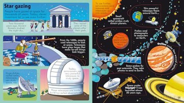 Look Inside Space: An interactive lift-the-flap introduction to galaxies, stars and the moon for young children - Rob Lloyd Jones [KSIĄŻKA]