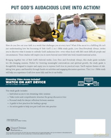 Love Does/Everybody Always 2-in-1 Bible Study Guide plus Streaming Video: Discover a Secretly Incredible Life and Become Love in a World Full of Difficult People - Bob Goff [KSIĄŻKA]