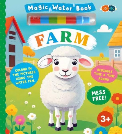 Magic Water Book - Farm - Buddy and Barney [KSIĄŻKA]