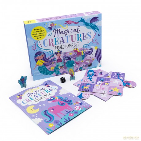 Magical Creatures Board Game Set - Includes 2 Games and Activity Book - Sarah Wade [KSIĄŻKA]