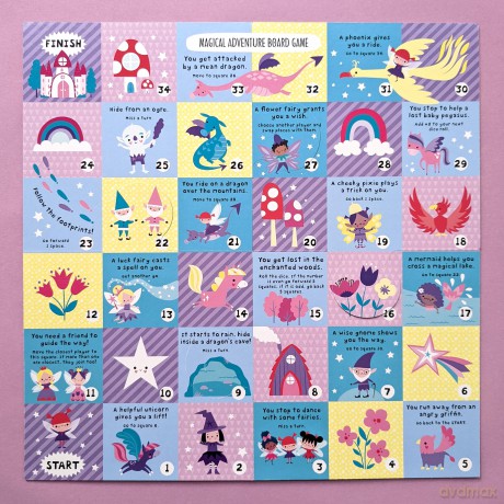 Magical Creatures Board Game Set - Includes 2 Games and Activity Book - Sarah Wade [KSIĄŻKA]