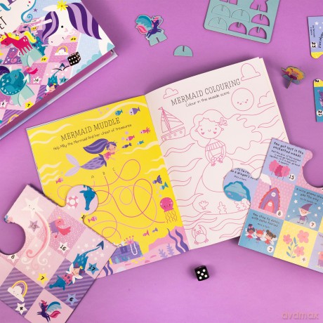 Magical Creatures Board Game Set - Includes 2 Games and Activity Book - Sarah Wade [KSIĄŻKA]