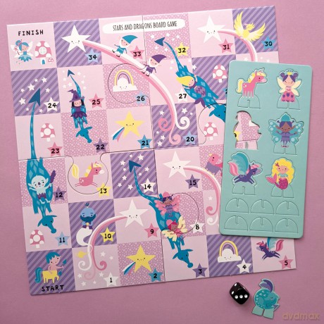 Magical Creatures Board Game Set - Includes 2 Games and Activity Book - Sarah Wade [KSIĄŻKA]
