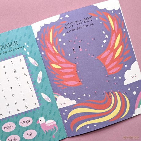 Magical Creatures Board Game Set - Includes 2 Games and Activity Book - Sarah Wade [KSIĄŻKA]