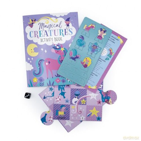 Magical Creatures Board Game Set - Includes 2 Games and Activity Book - Sarah Wade [KSIĄŻKA]
