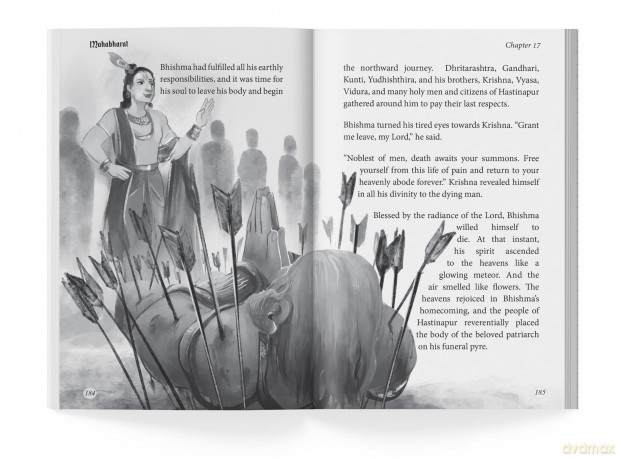 Mahabharata - Illustrated Book For Children - Anupa Lal [KSIĄŻKA]