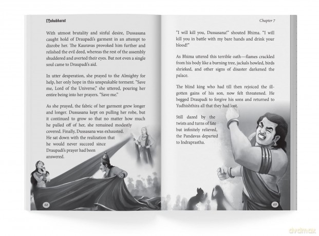 Mahabharata - Illustrated Book For Children - Anupa Lal [KSIĄŻKA]