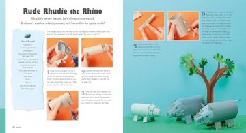 Make Your Own Zoo: 35 projects to make: Cardboard creature crafts for kids made from recycled packaging - Tracey Radford [KSIĄŻKA]