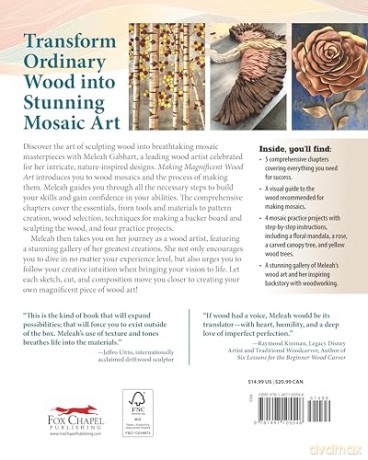 Making Magnificent Wood Art: Crafting Imaginative Works with Everyday Woodworking Tools - Meleah Gabhart [KSIĄŻKA]