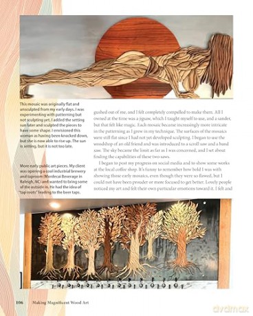 Making Magnificent Wood Art: Crafting Imaginative Works with Everyday Woodworking Tools - Meleah Gabhart [KSIĄŻKA]
