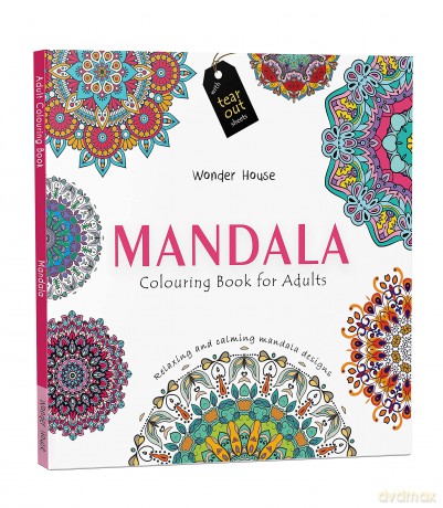 Mandala: Colouring books for Adults with tear out sheets - Wonder House Books Editorial [KSIĄŻKA]