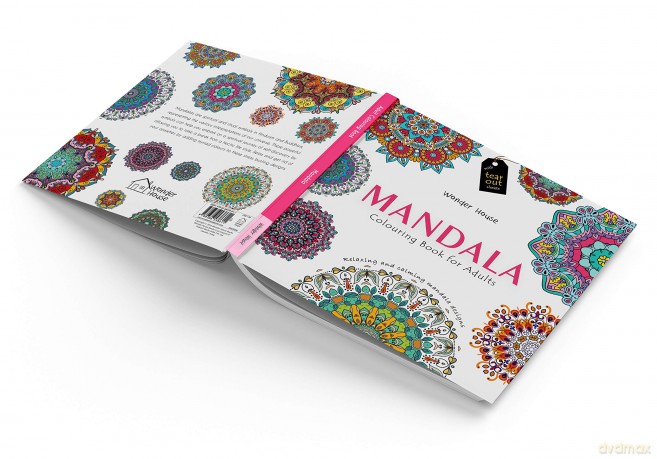 Mandala: Colouring books for Adults with tear out sheets - Wonder House Books Editorial [KSIĄŻKA]