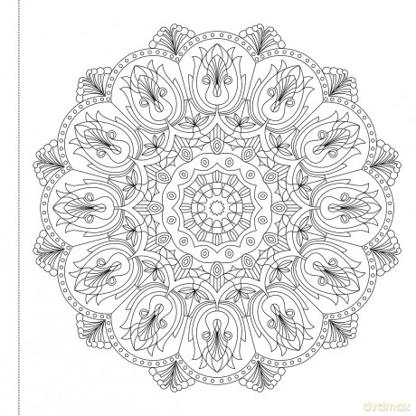 Mandala: Colouring books for Adults with tear out sheets - Wonder House Books Editorial [KSIĄŻKA]