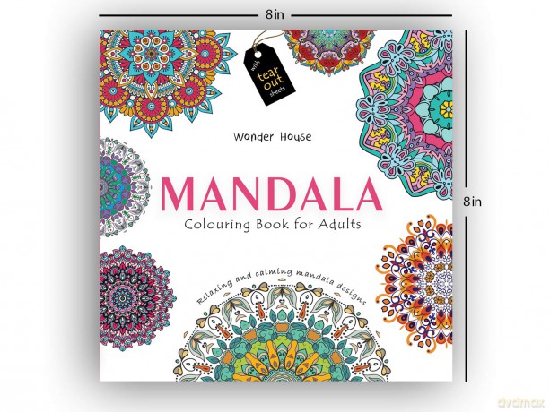 Mandala: Colouring books for Adults with tear out sheets - Wonder House Books Editorial [KSIĄŻKA]