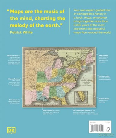 Maps, Annotated: The World's 300 Greatest Maps Explained - DK [KSIĄŻKA]