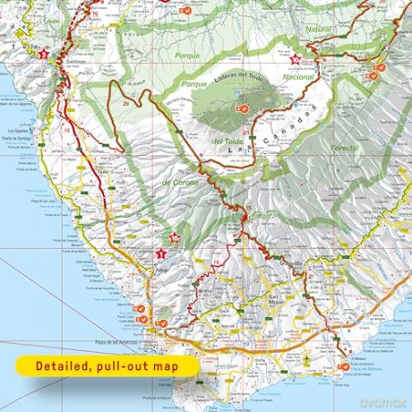 Marco Polo Tenerife Pocket Travel Guide | Pull-out Map | Local Knowledge | Covers: Santa Cruz de Tenerife, La Laguna, La Orotava and more - Marco Polo [KSIĄŻKA]