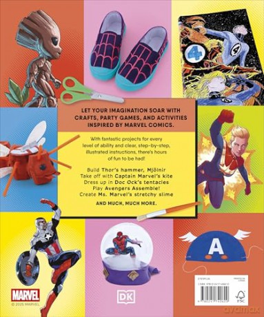 Marvel Crafts: 100+ Activities and Art Projects Inspired by Marvel Comics - Kelly Knox [KSIĄŻKA]