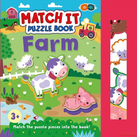 Match It Puzzle Book - Farm - Buddy and Barney [KSIĄŻKA]