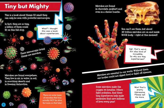 Microbes - Earth's Smallest Superheroes: 4 - Alix Wood [KSIĄŻKA]