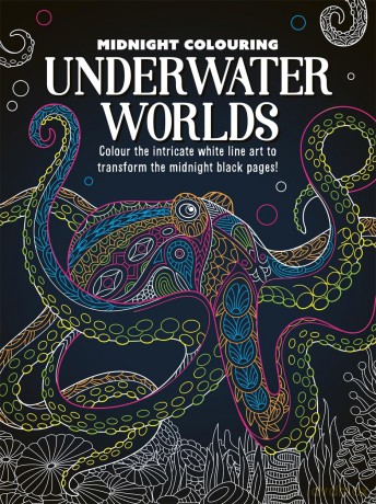 Midnight Colouring: Underwater Worlds [KSIĄŻKA]
