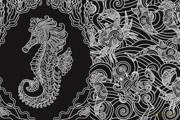 Midnight Colouring: Underwater Worlds [KSIĄŻKA]