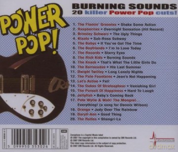 Various Artists: Burning Sounds - 20 Killer Power Pop Cut [CD]