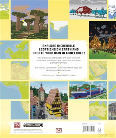 Minecraft Atlas of the World: Create the Real World in Minecraft with 60+ Inspiring Builds - Craig Jelley [KSIĄŻKA]
